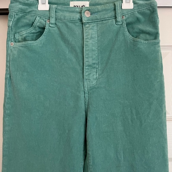 ROLLA'S Teal East Coast Flare High Rise Corduroy - Picture 5 of 8